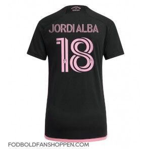 Inter Miami Jordi Alba #18 Udebanetrøje Dame 2023-24 Kortærmet